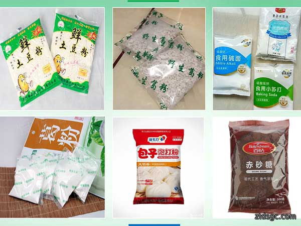 粉末食品包装机可采用单层薄膜制袋而成